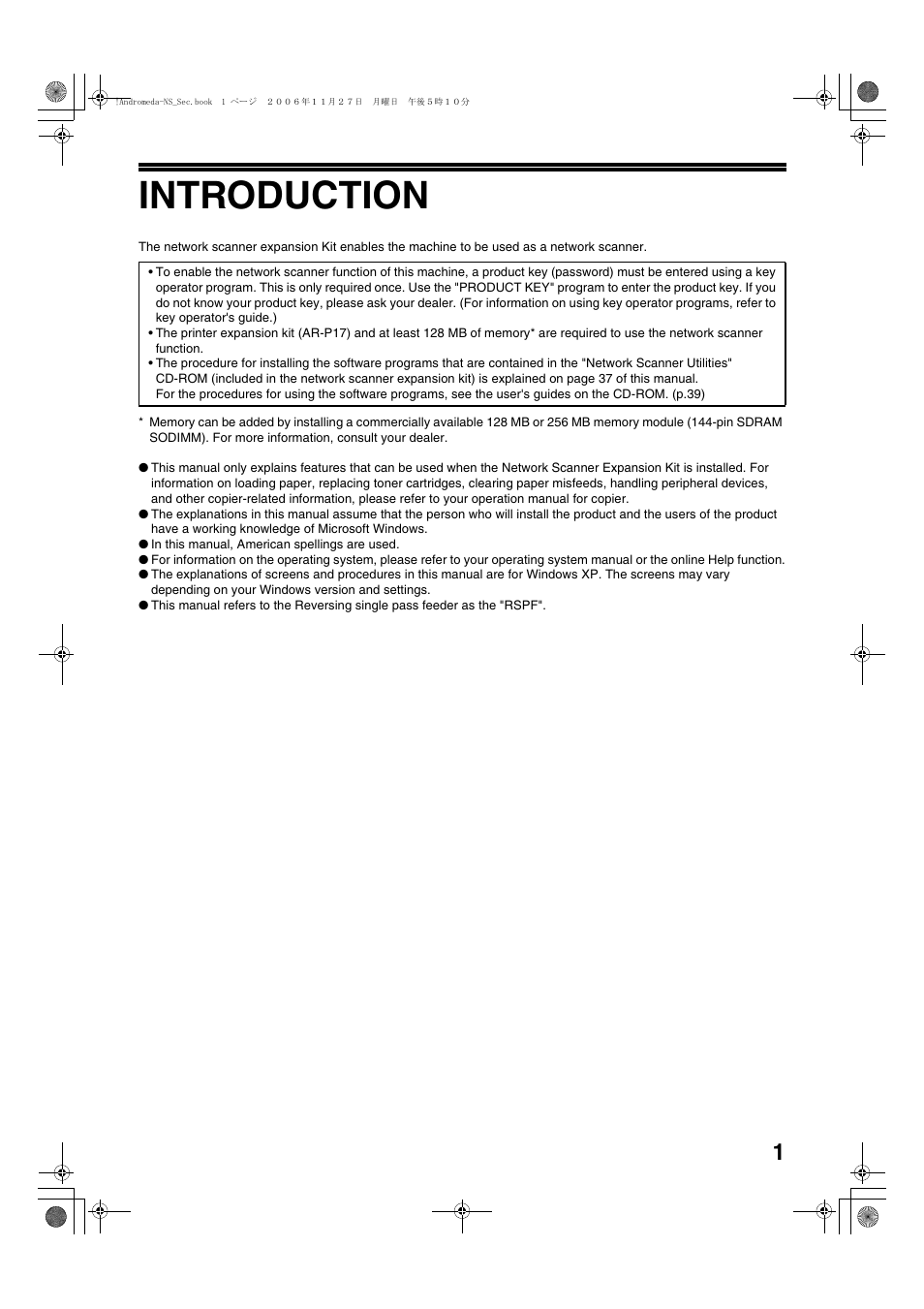 Introduction | Sharp AR-M257 User Manual | Page 131 / 302