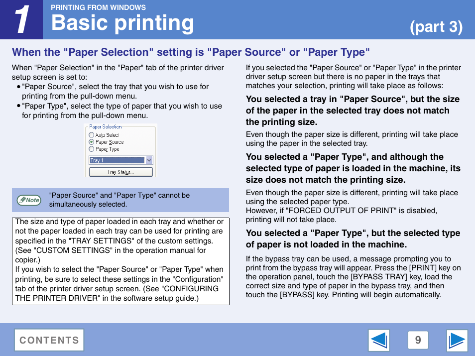 Basic printing, Part 3) | Sharp AR-M257 User Manual | Page 185 / 302