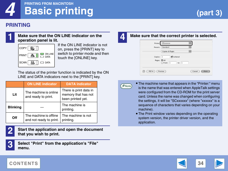 Printing, Basic printing, Part 3) | Sharp AR-M257 User Manual | Page 210 / 302