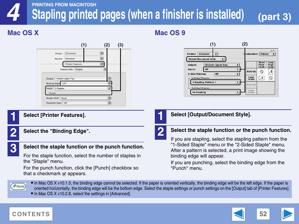 Mac os x, Mac os 9, Part 3) | Sharp AR-M257 User Manual | Page 228 / 302