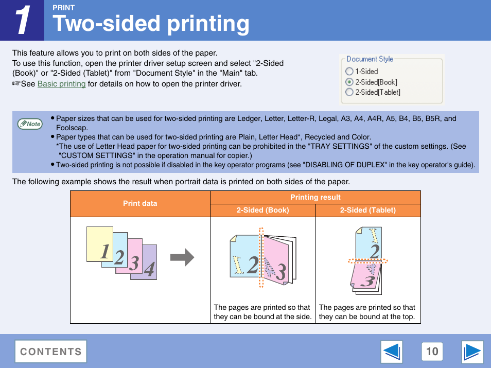 Two-sided printing | Sharp AR-M257 User Manual | Page 277 / 302