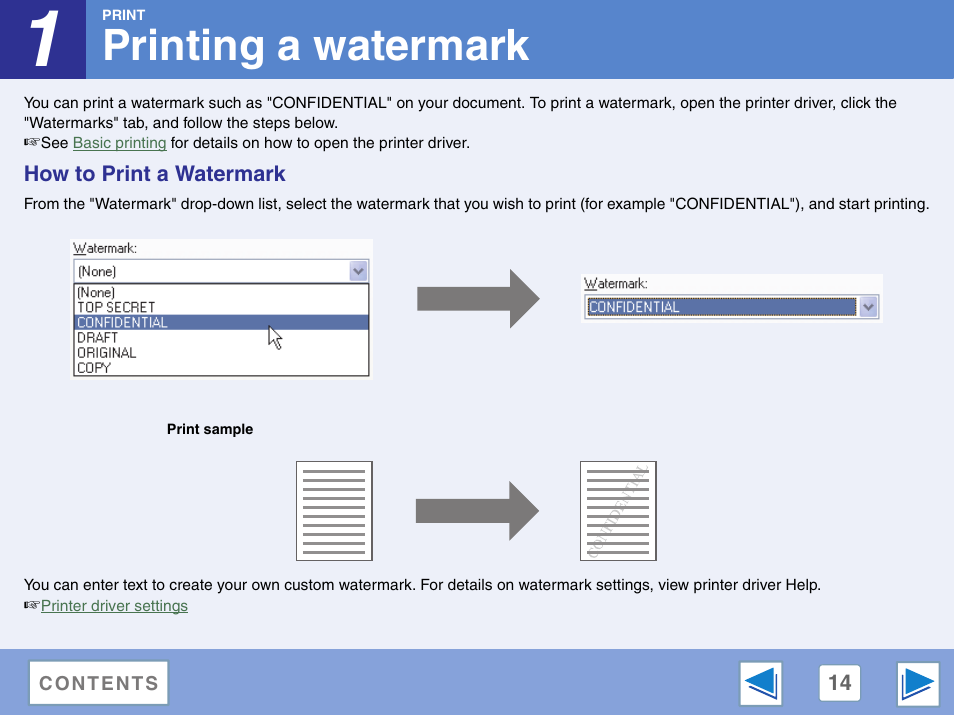 Printing a watermark, How to print a watermark | Sharp AR-M257 User Manual | Page 281 / 302