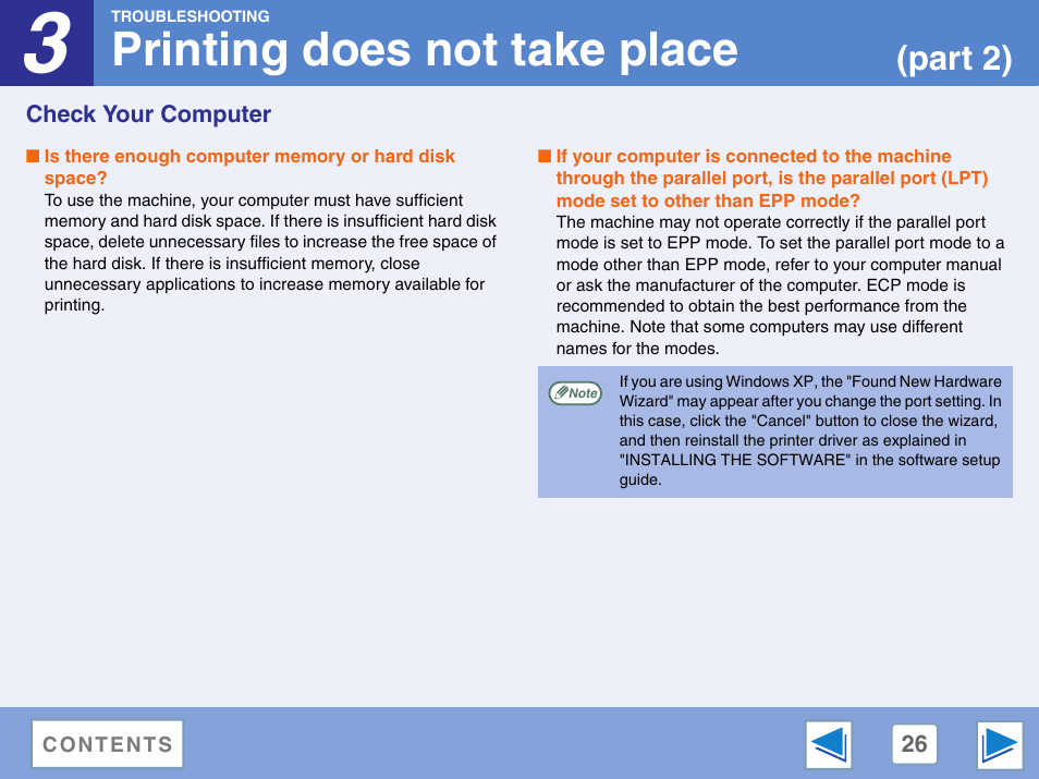 Check your computer, Printing does not take place, Part 2) | Sharp AR-M257 User Manual | Page 293 / 302