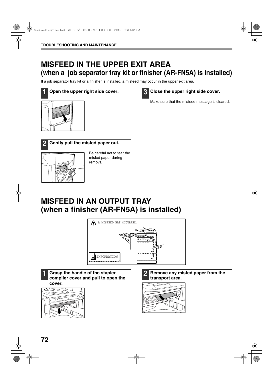 Sharp AR-M257 User Manual | Page 98 / 302