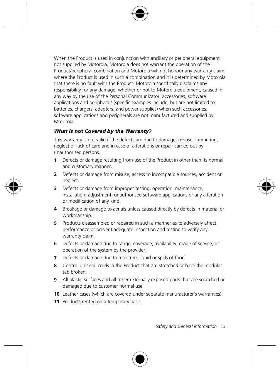 Motorola Talkabout 191 User Manual | Page 19 / 100