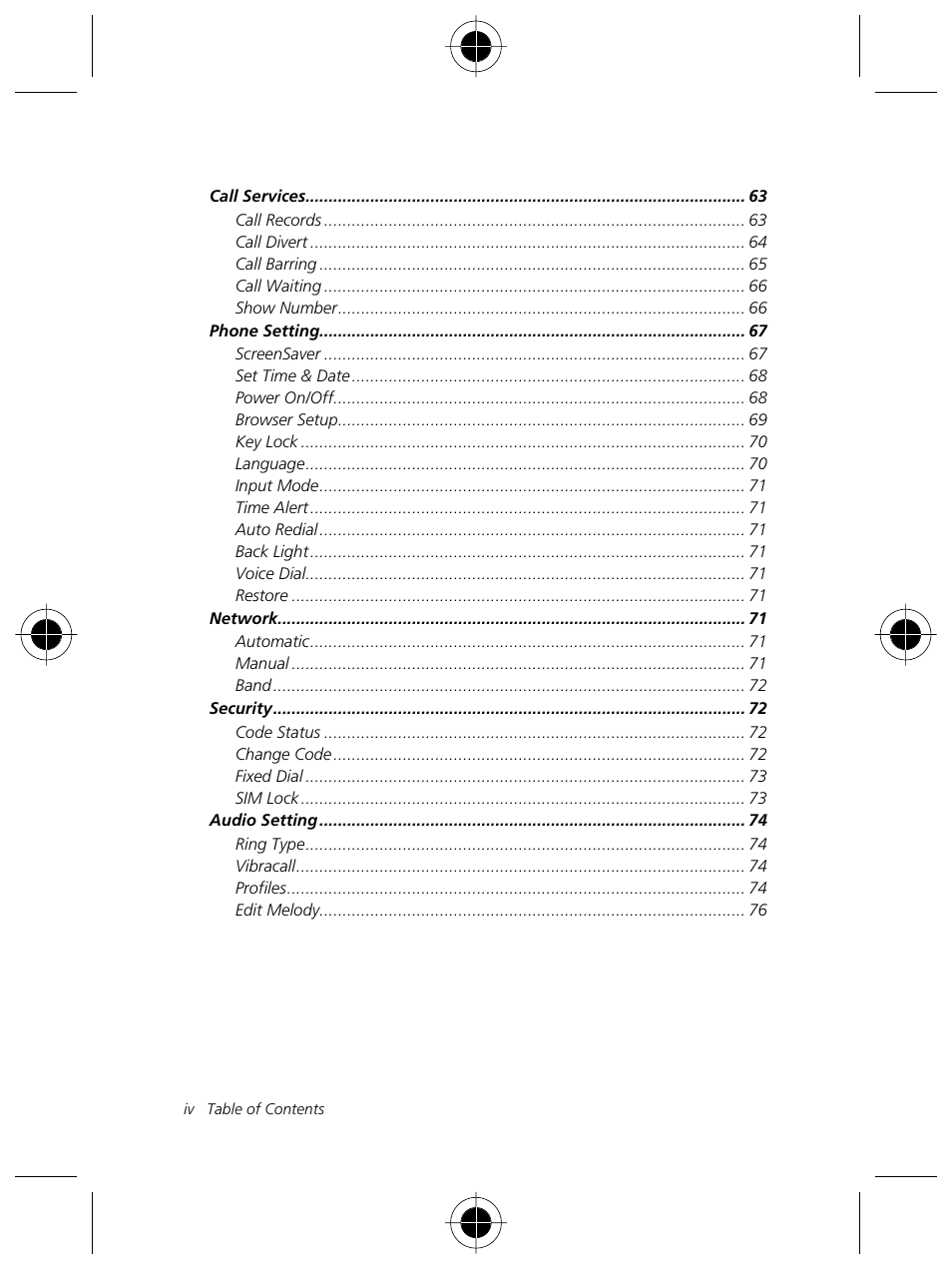 Motorola Talkabout 191 User Manual | Page 4 / 100