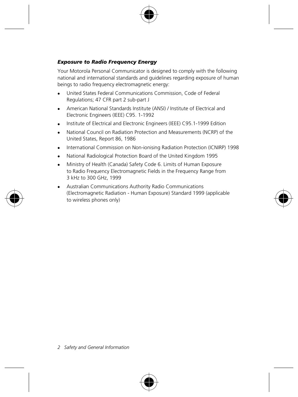 Motorola Talkabout 191 User Manual | Page 8 / 100