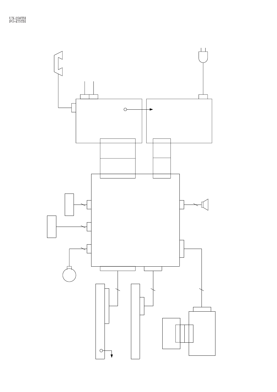 2] wiring diagram | Sharp FO-475TH User Manual | Page 41 / 75