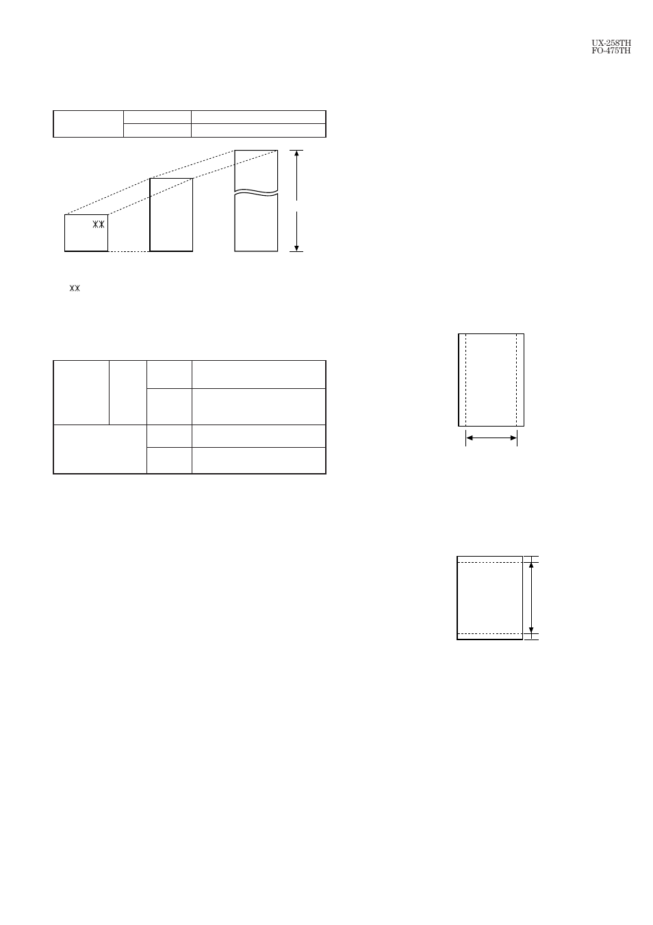 3] transmittable documents, Document sizes, Paper thickness & weight 3. document types | Cautions on transmitting documents, Automatic document feeder capacity, Readable width & length | Sharp FO-475TH User Manual | Page 5 / 75