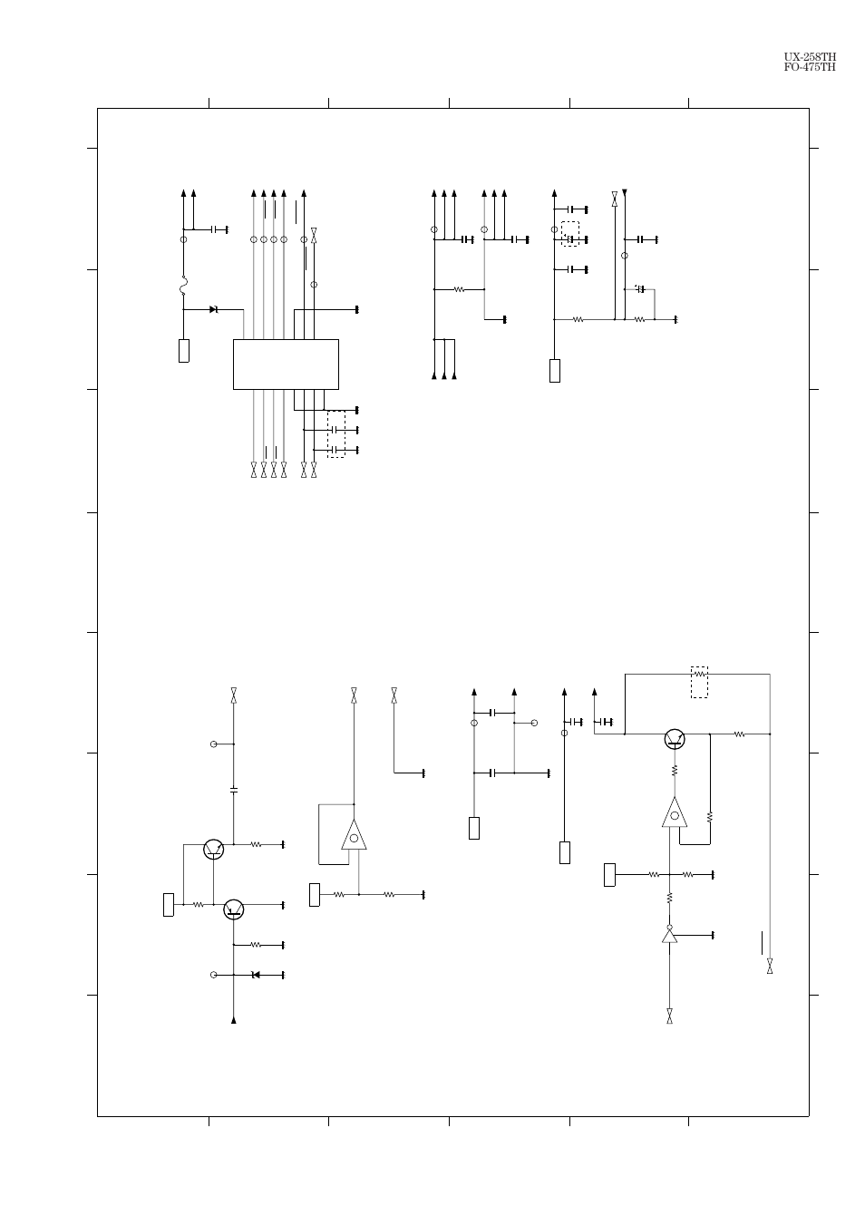 Video processing/motor drive / thermal block 5/6 | Sharp FO-475TH User Manual | Page 58 / 75