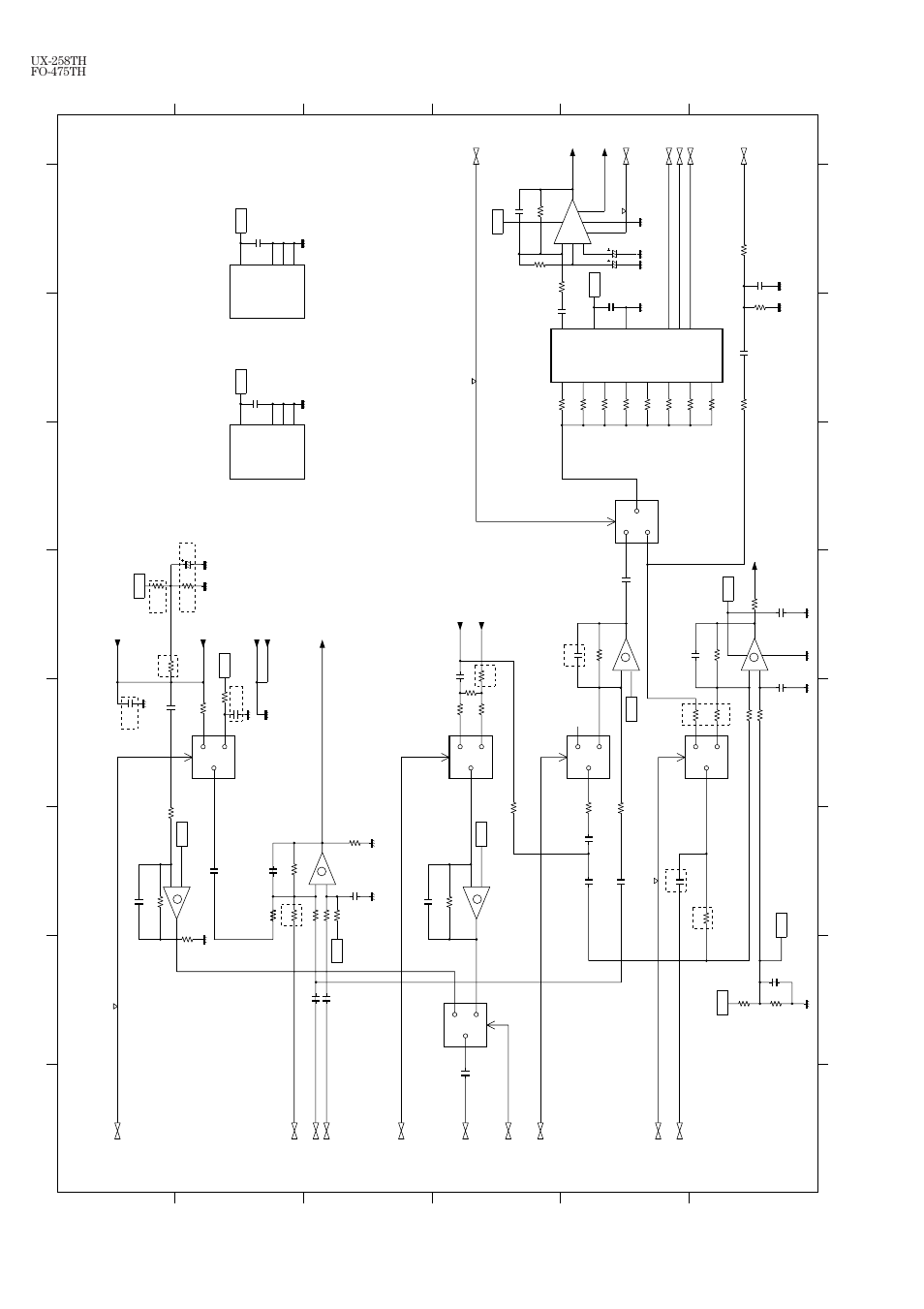 Analog signal block 6/6 | Sharp FO-475TH User Manual | Page 59 / 75