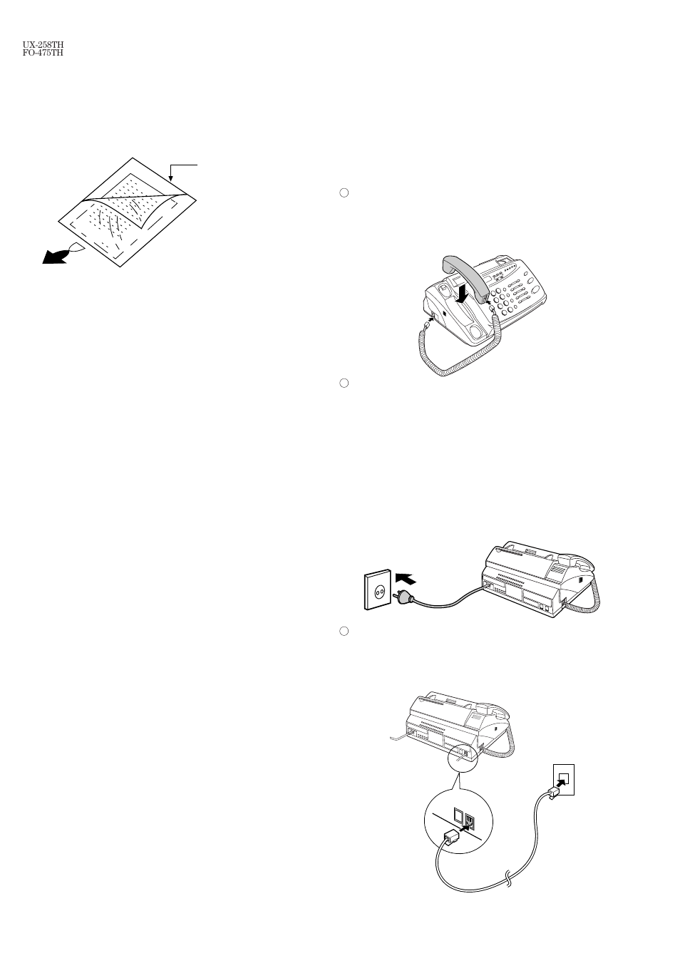 4] installation | Sharp FO-475TH User Manual | Page 6 / 75