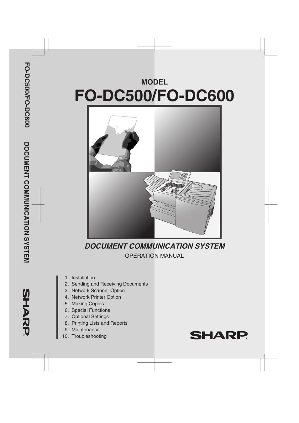 Sharp FO-DC500 User Manual | 236 pages