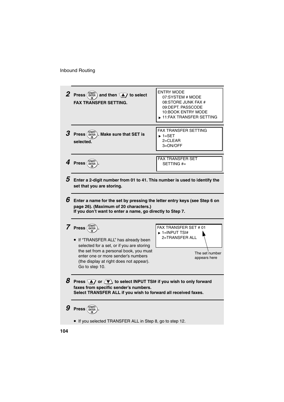 Sharp FO-DC500 User Manual | Page 106 / 236