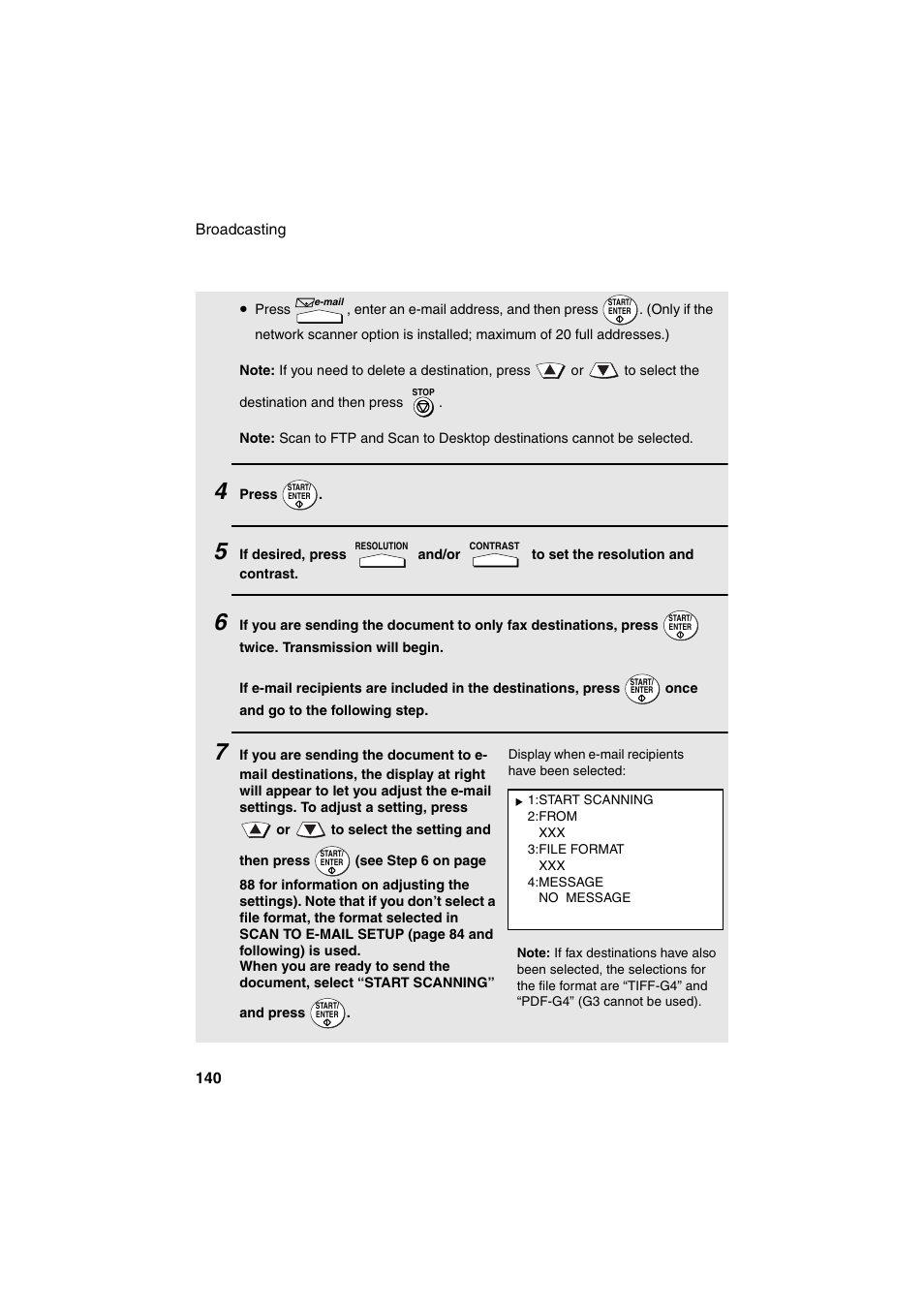 Sharp FO-DC500 User Manual | Page 142 / 236