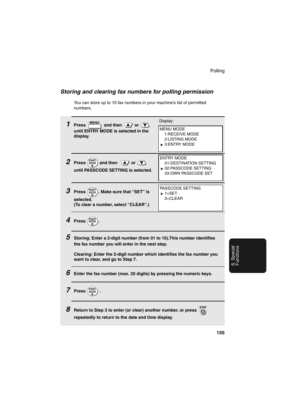 Sharp FO-DC500 User Manual | Page 157 / 236