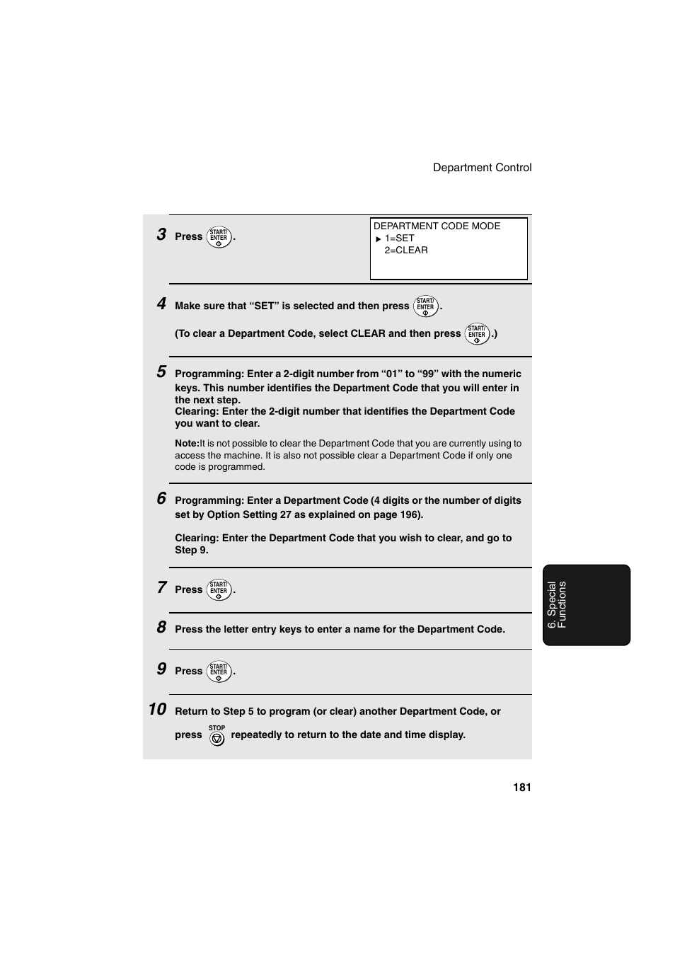 Sharp FO-DC500 User Manual | Page 183 / 236
