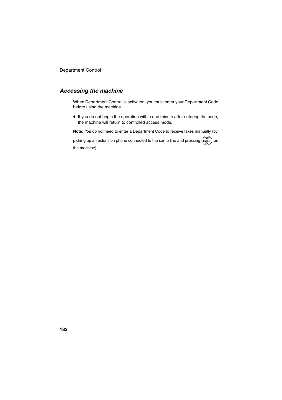 Accessing the machine | Sharp FO-DC500 User Manual | Page 184 / 236