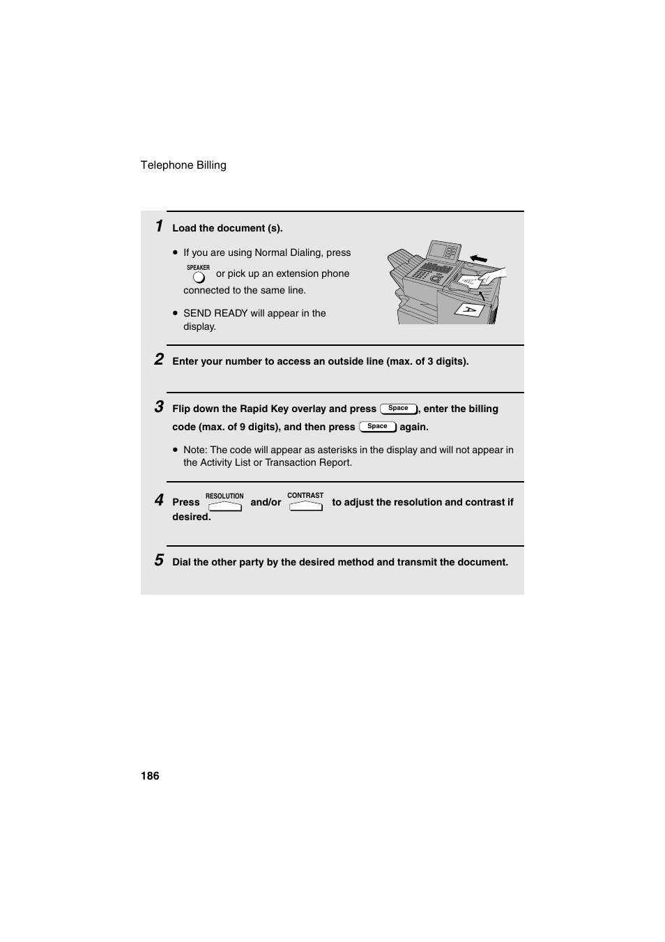 Sharp FO-DC500 User Manual | Page 188 / 236