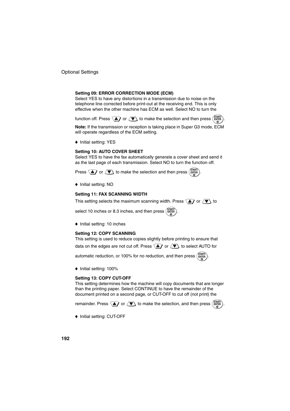 Sharp FO-DC500 User Manual | Page 194 / 236