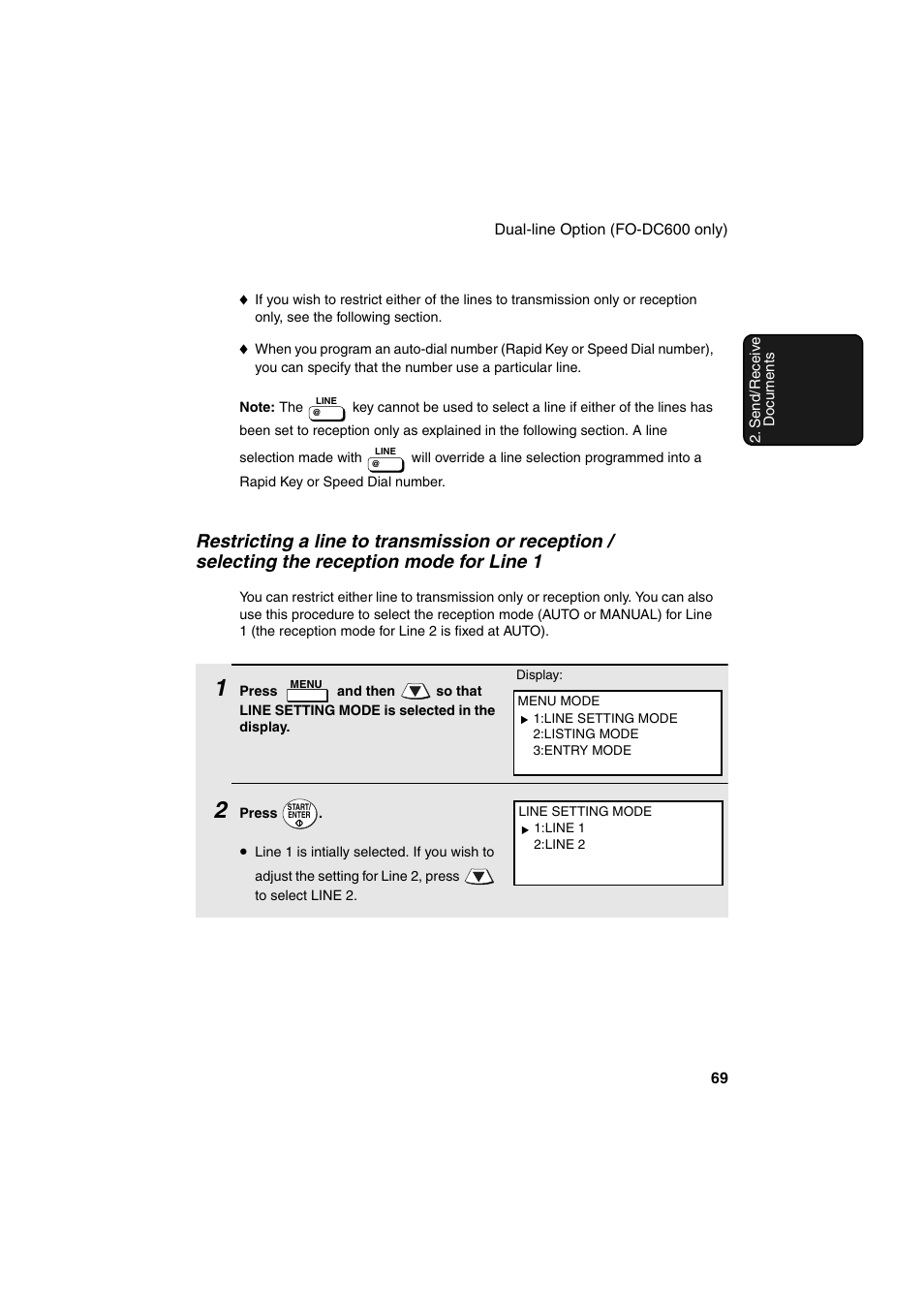 Sharp FO-DC500 User Manual | Page 71 / 236