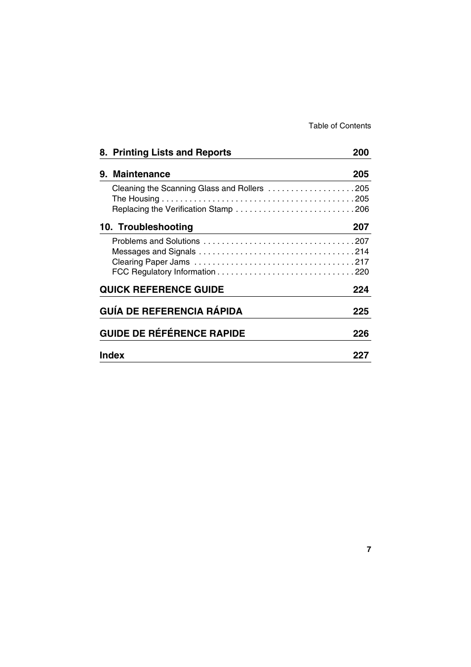 Sharp FO-DC500 User Manual | Page 9 / 236