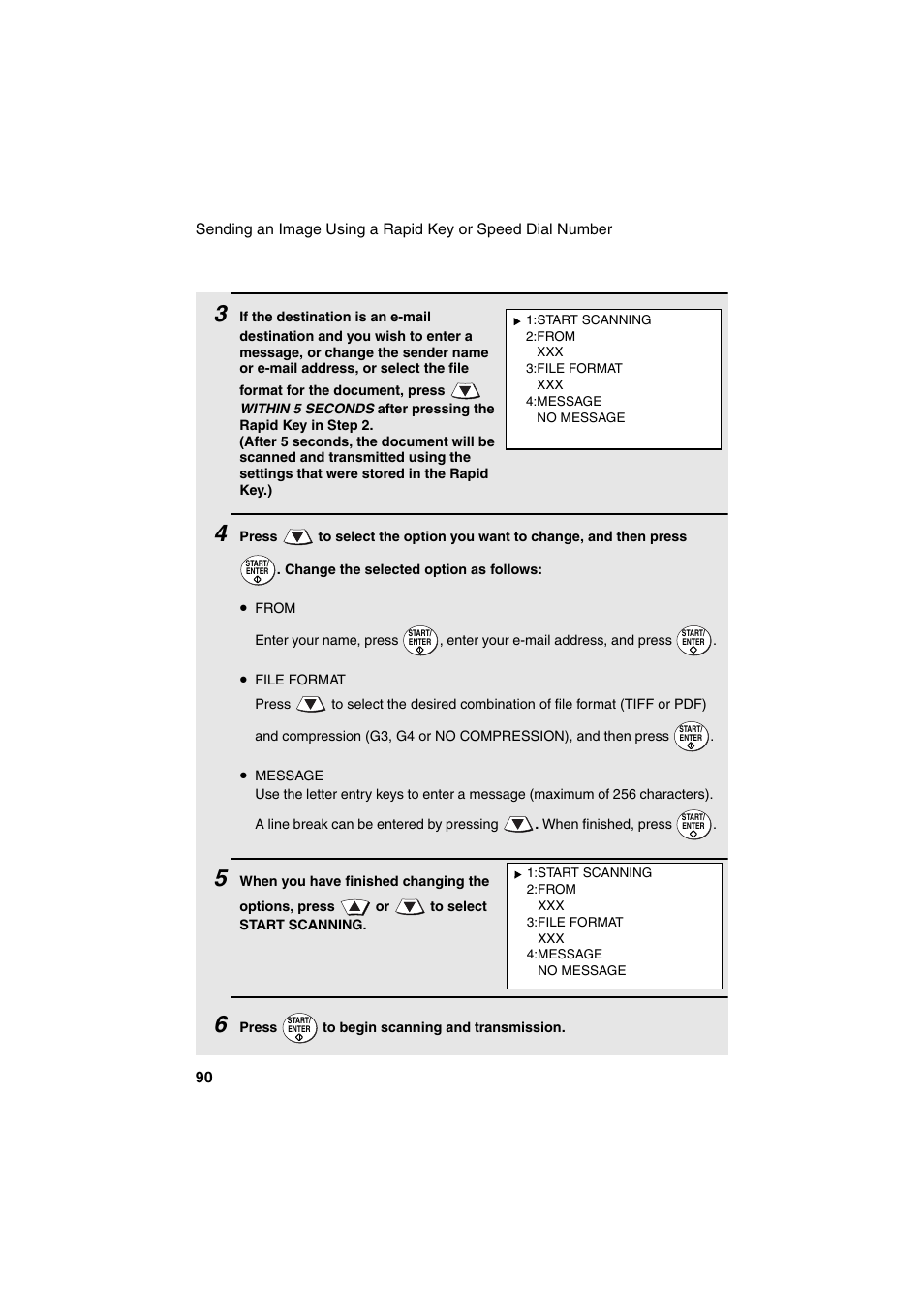 Sharp FO-DC500 User Manual | Page 92 / 236
