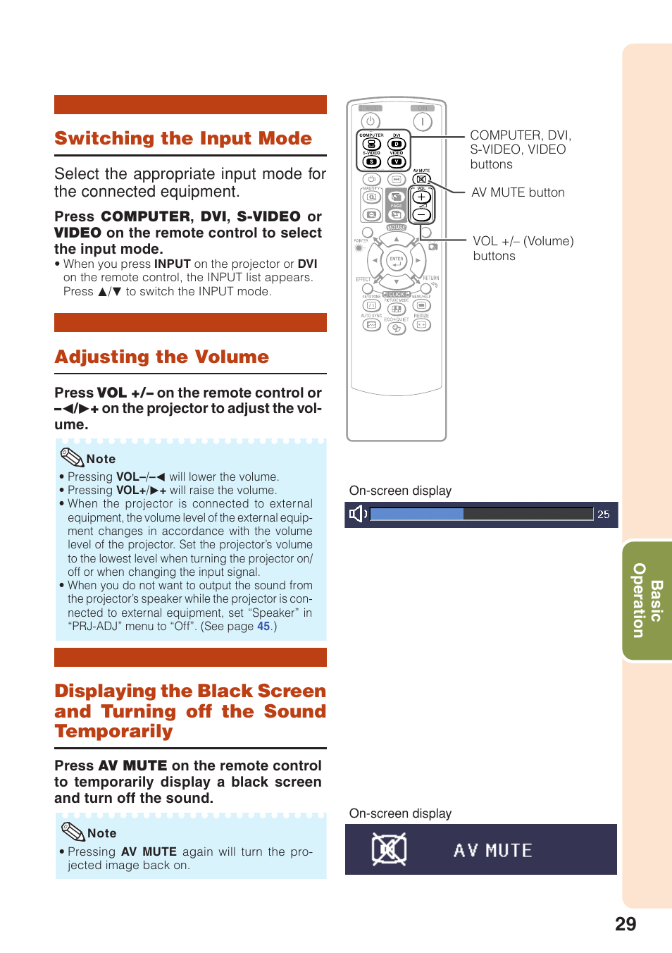 Sharp Notevision PG-F262X User Manual | Page 33 / 74