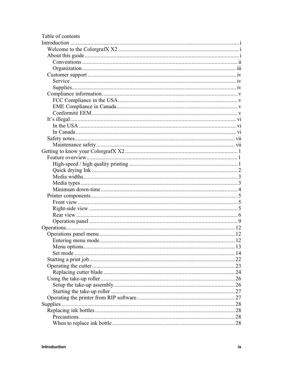 Sharp X2 User Manual | Page 11 / 75