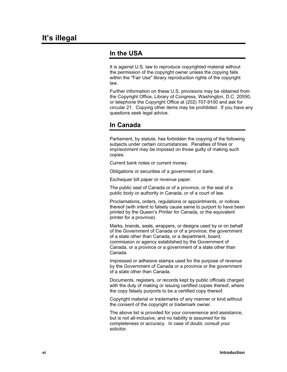 It’s illegal | Sharp X2 User Manual | Page 8 / 75