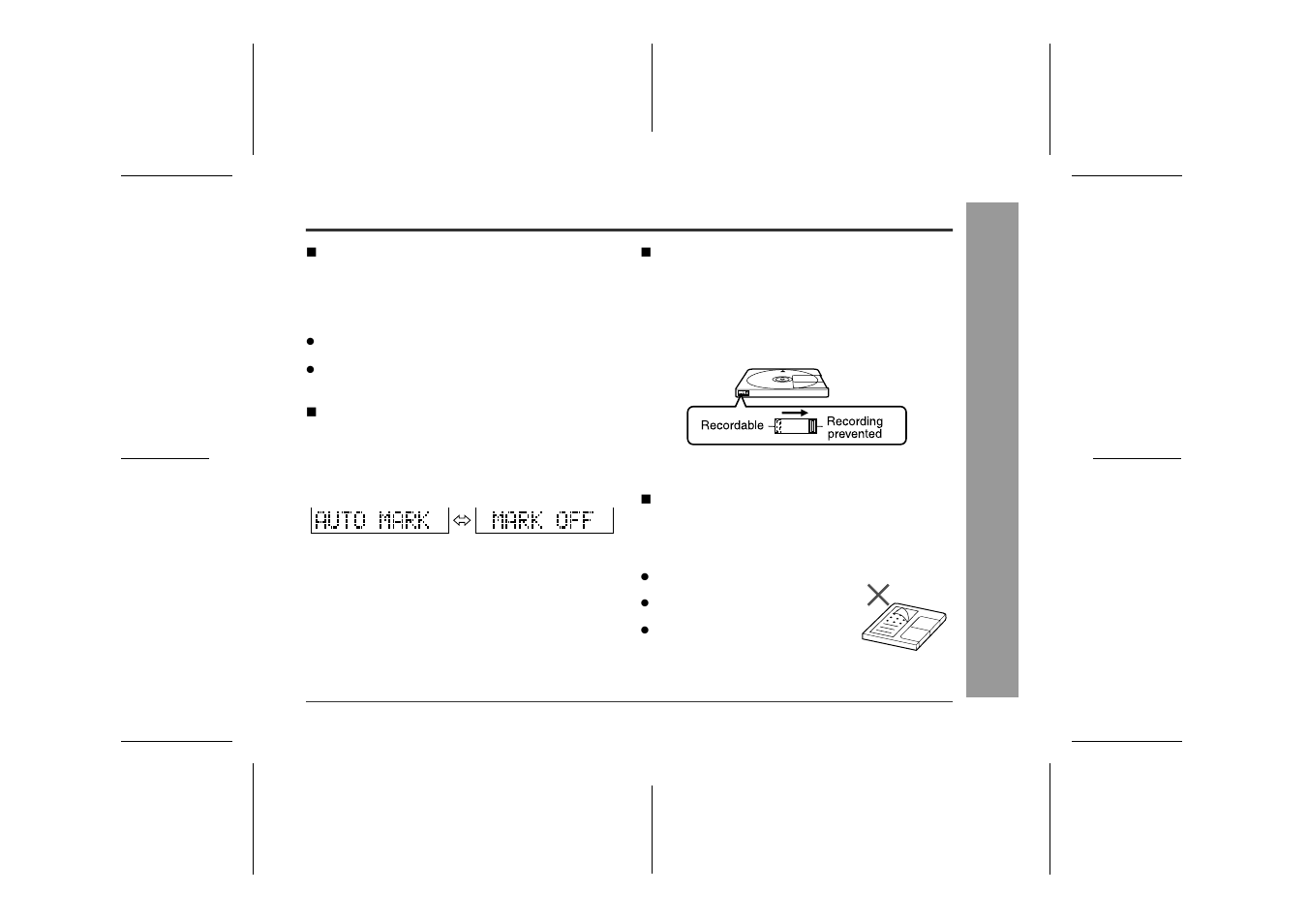 Us efu l fe at ur es | Sharp MD-MT90 User Manual | Page 21 / 48