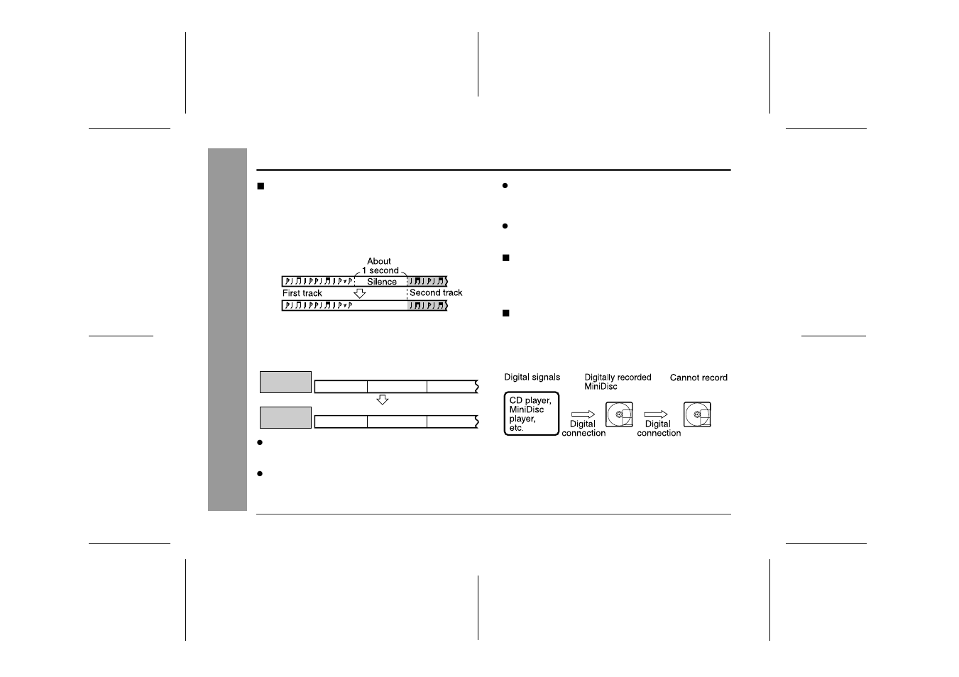 Us efu l fe at ur es, Advanced recording (continued) | Sharp MD-MT90 User Manual | Page 22 / 48