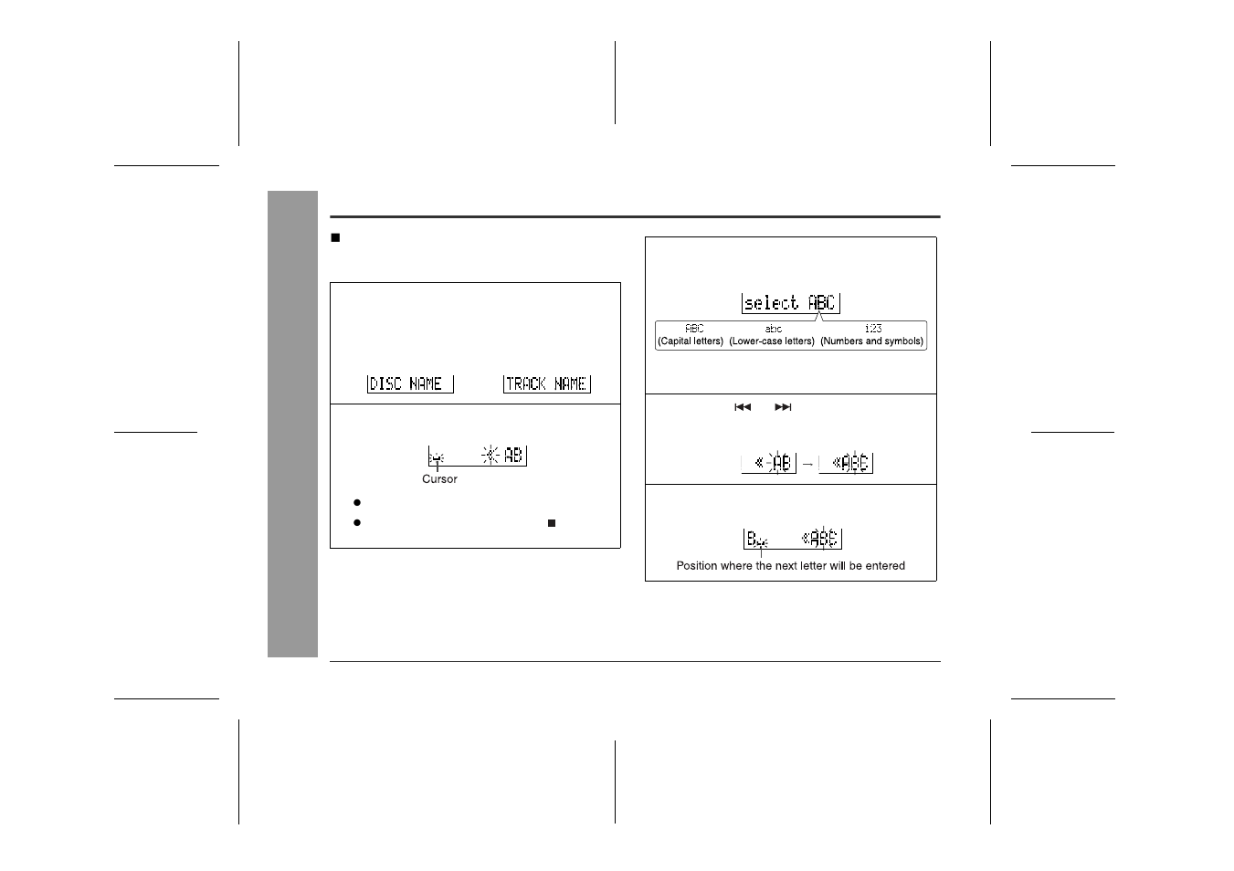 Titling a minidisc, Ad v a nc ed fea tur es | Sharp MD-MT90 User Manual | Page 32 / 48