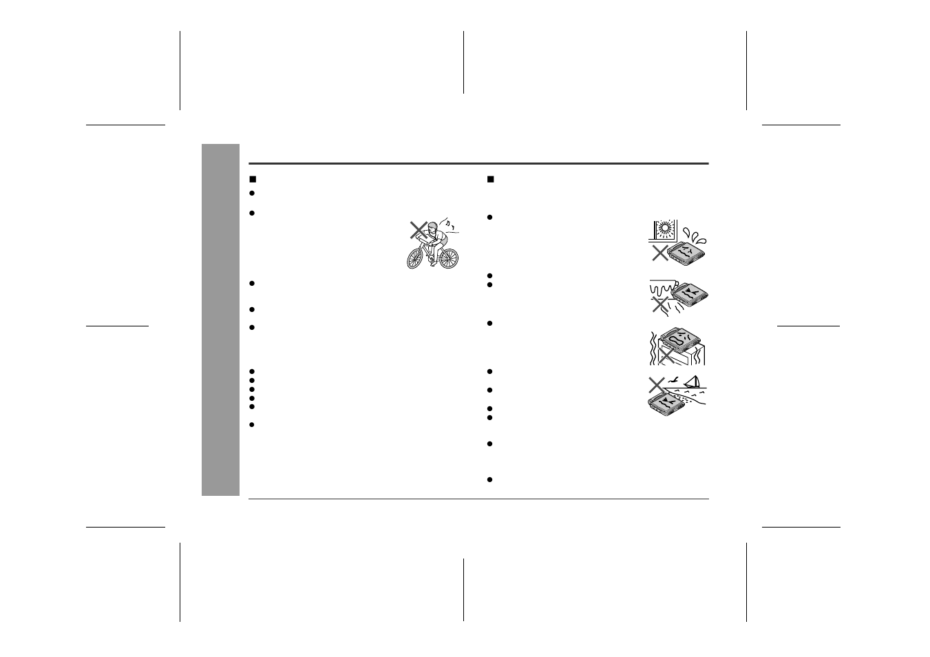 Precautions | Sharp MD-MT90 User Manual | Page 8 / 48