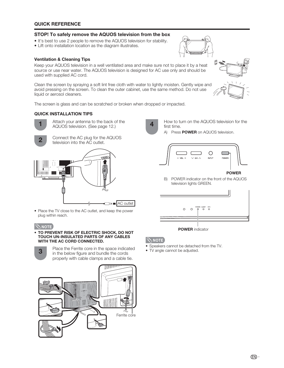 Sharp Aquos LC 46D62U User Manual | Page 8 / 56