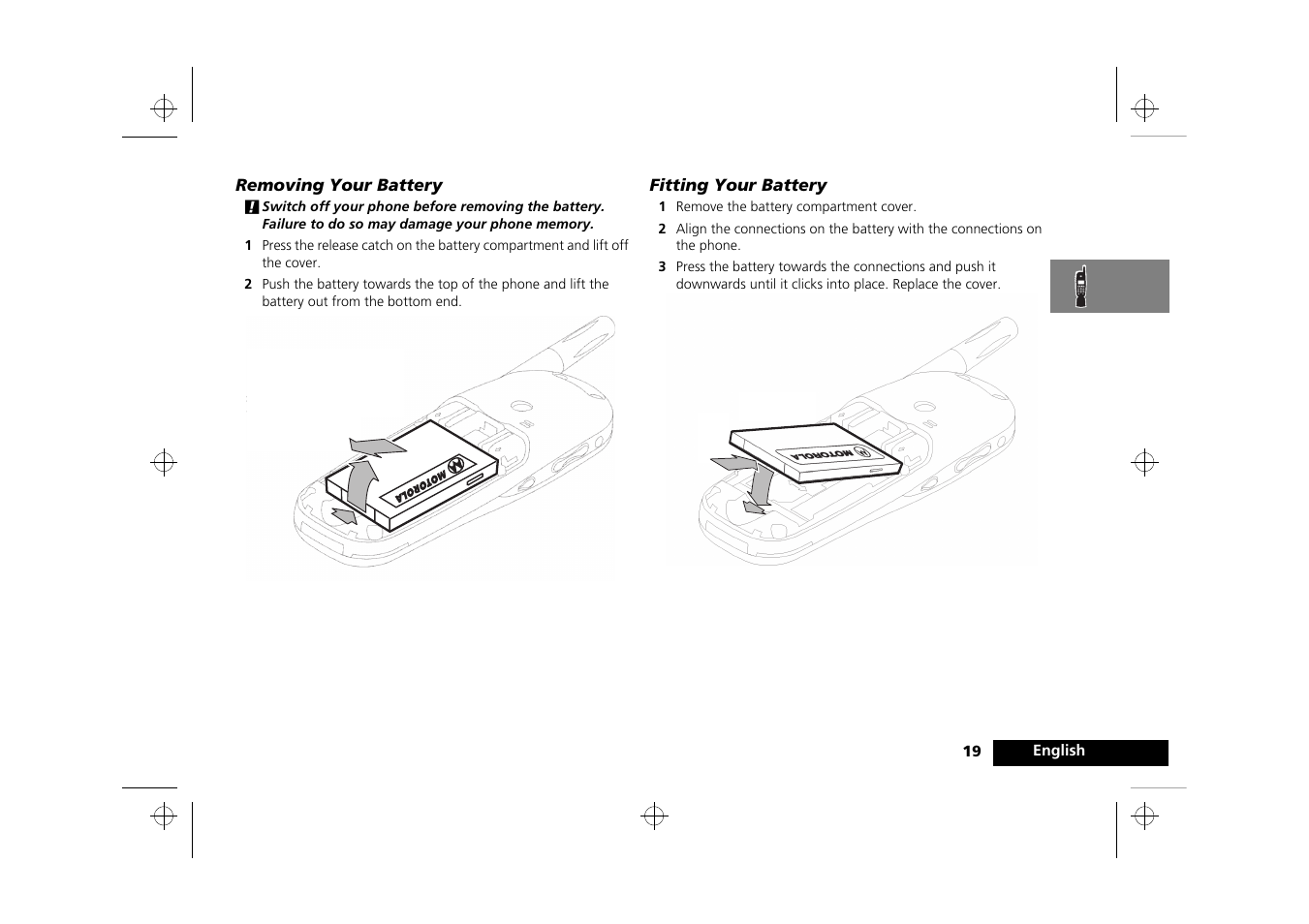 Motorola Timeport 260 User Manual | Page 21 / 108