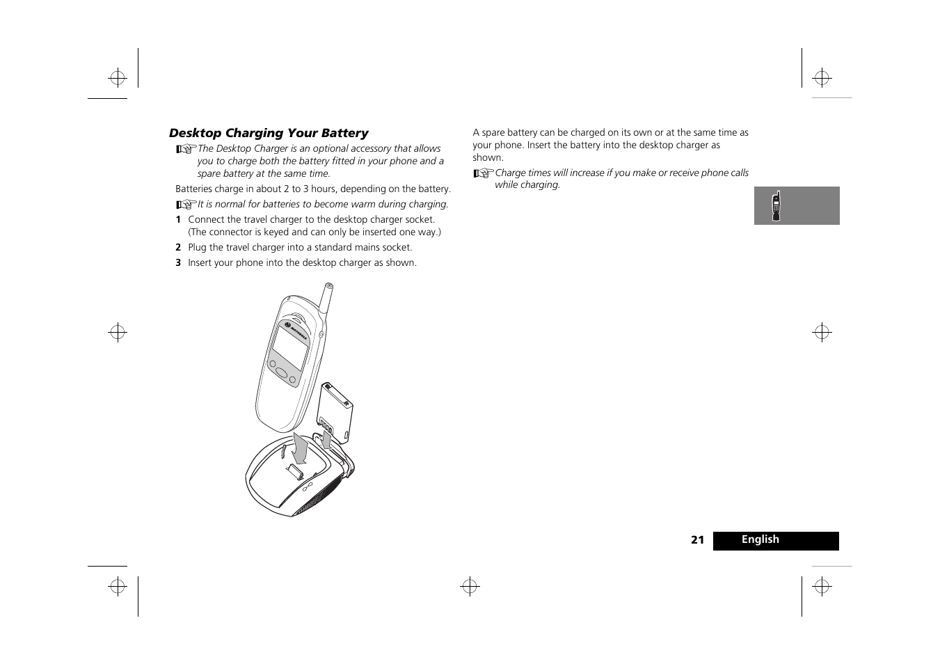 Motorola Timeport 260 User Manual | Page 23 / 108