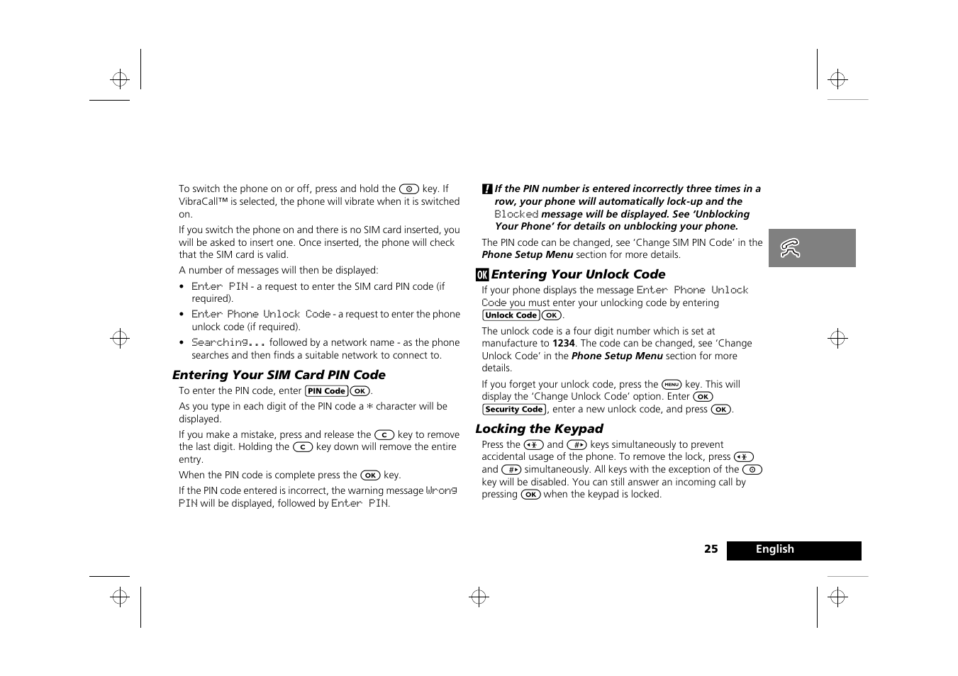 Making and receiving phone calls, Switching the phone on and off | Motorola Timeport 260 User Manual | Page 27 / 108