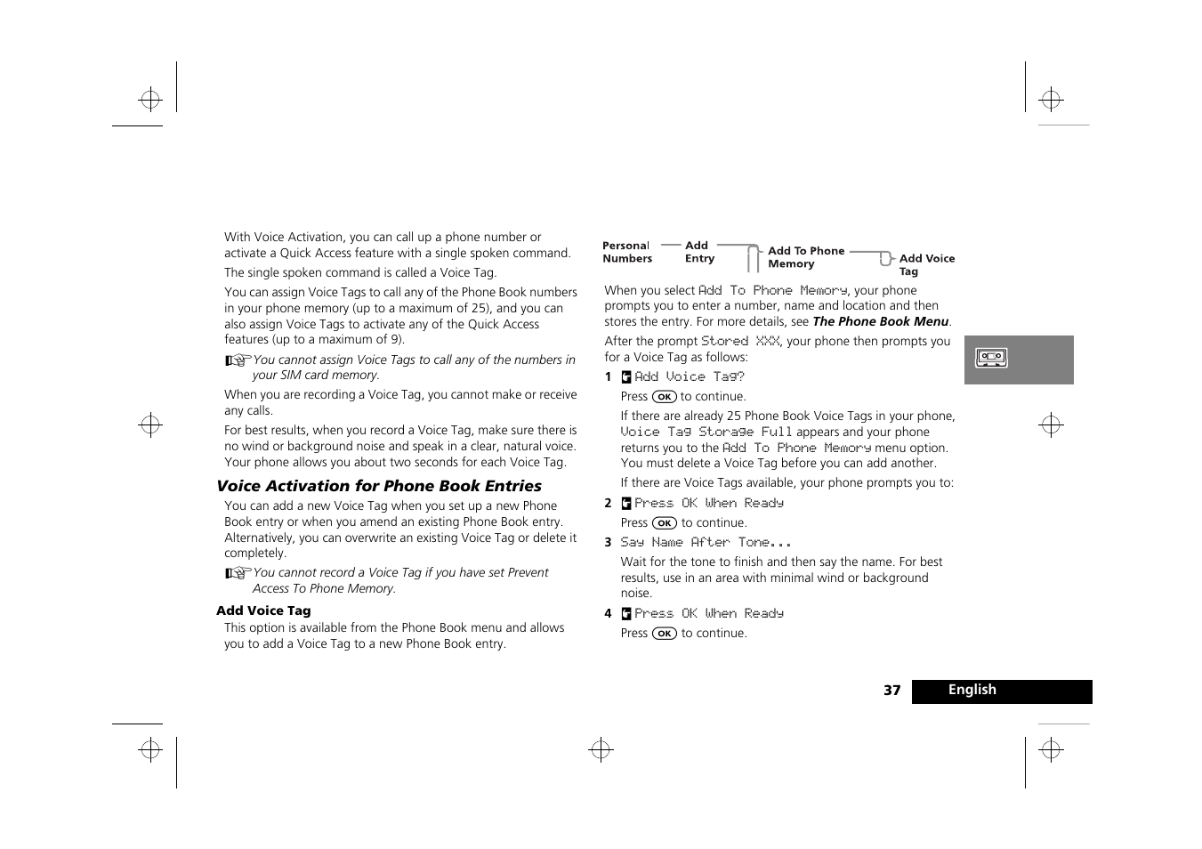 Using voice activation | Motorola Timeport 260 User Manual | Page 39 / 108