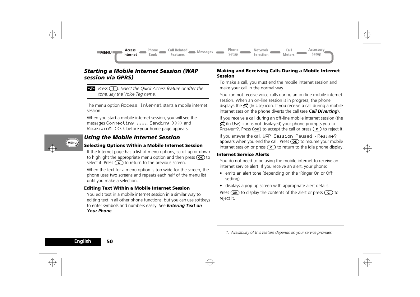 Motorola Timeport 260 User Manual | Page 52 / 108