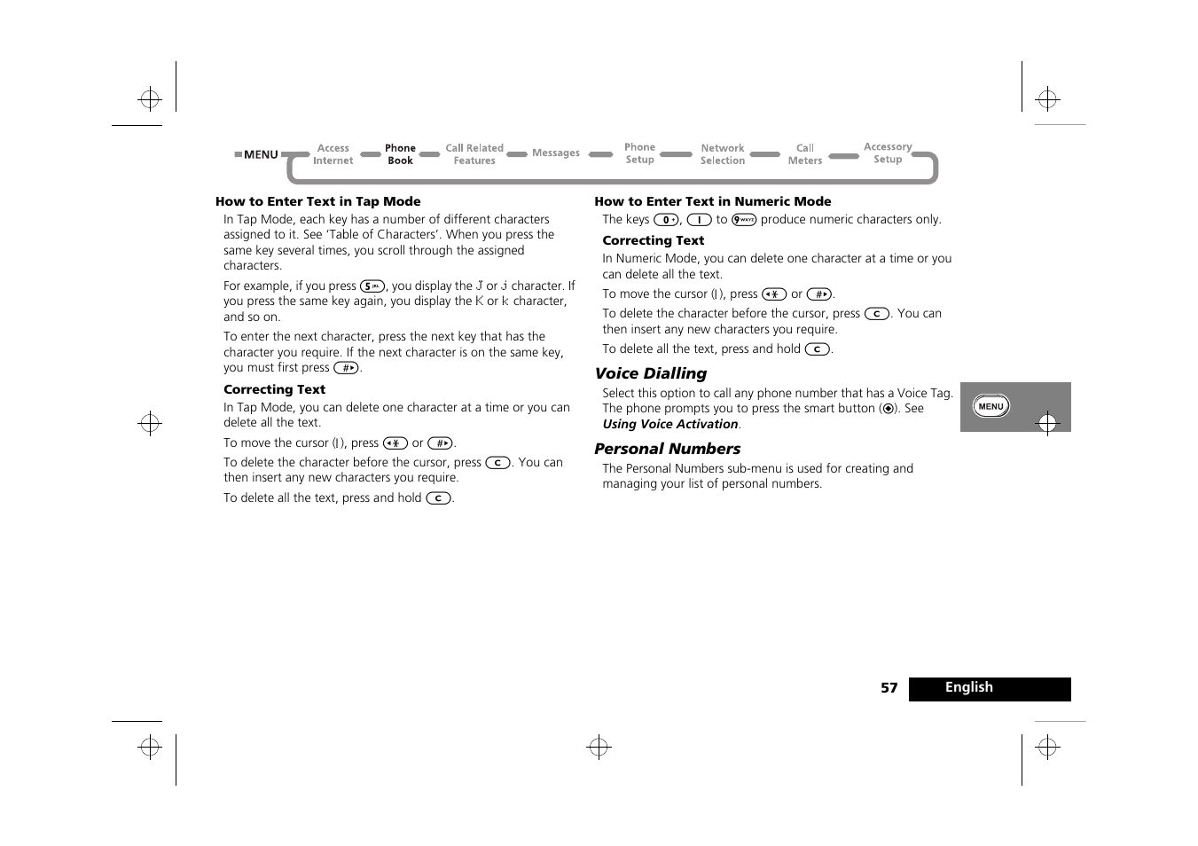 Motorola Timeport 260 User Manual | Page 59 / 108