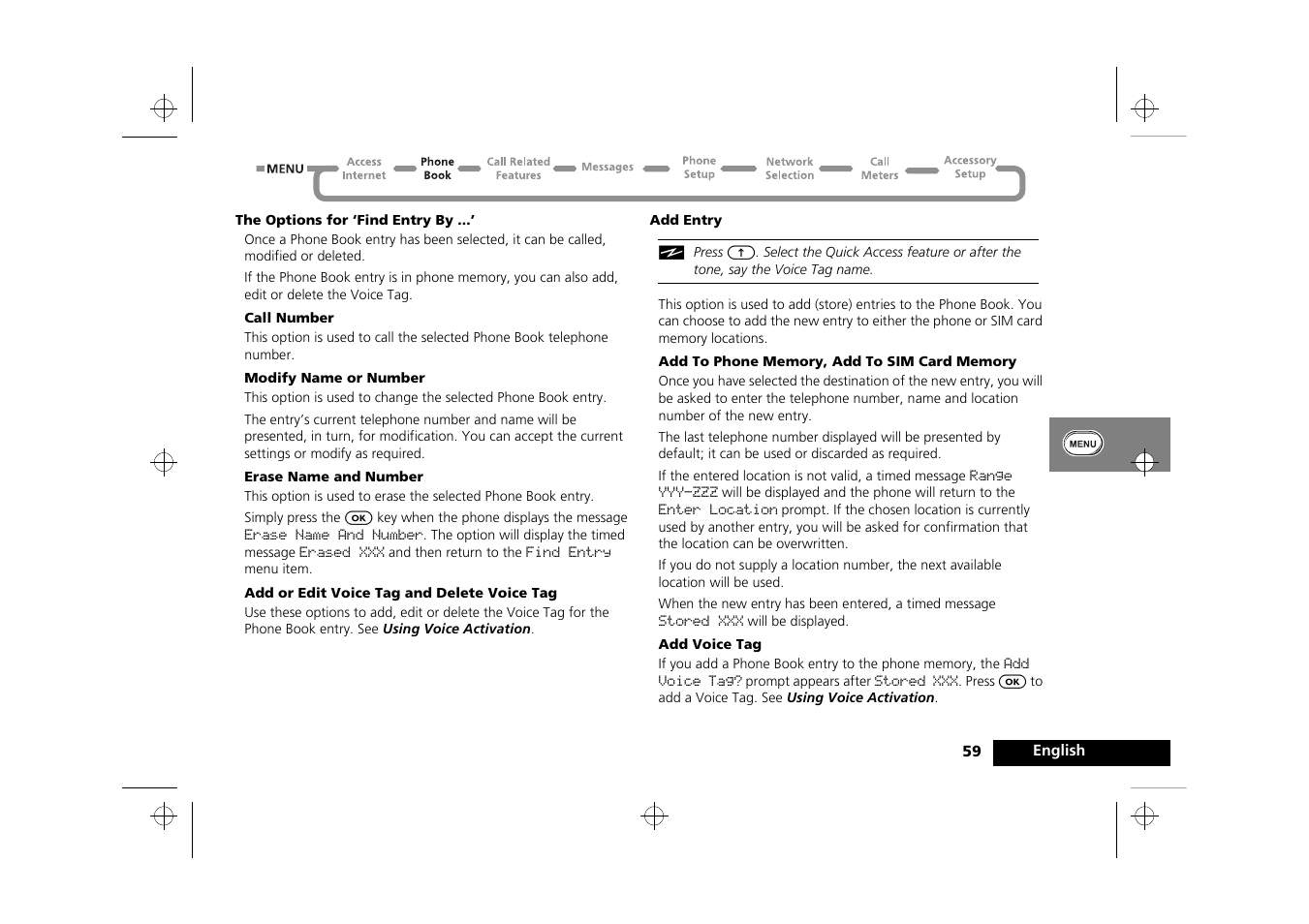 Motorola Timeport 260 User Manual | Page 61 / 108