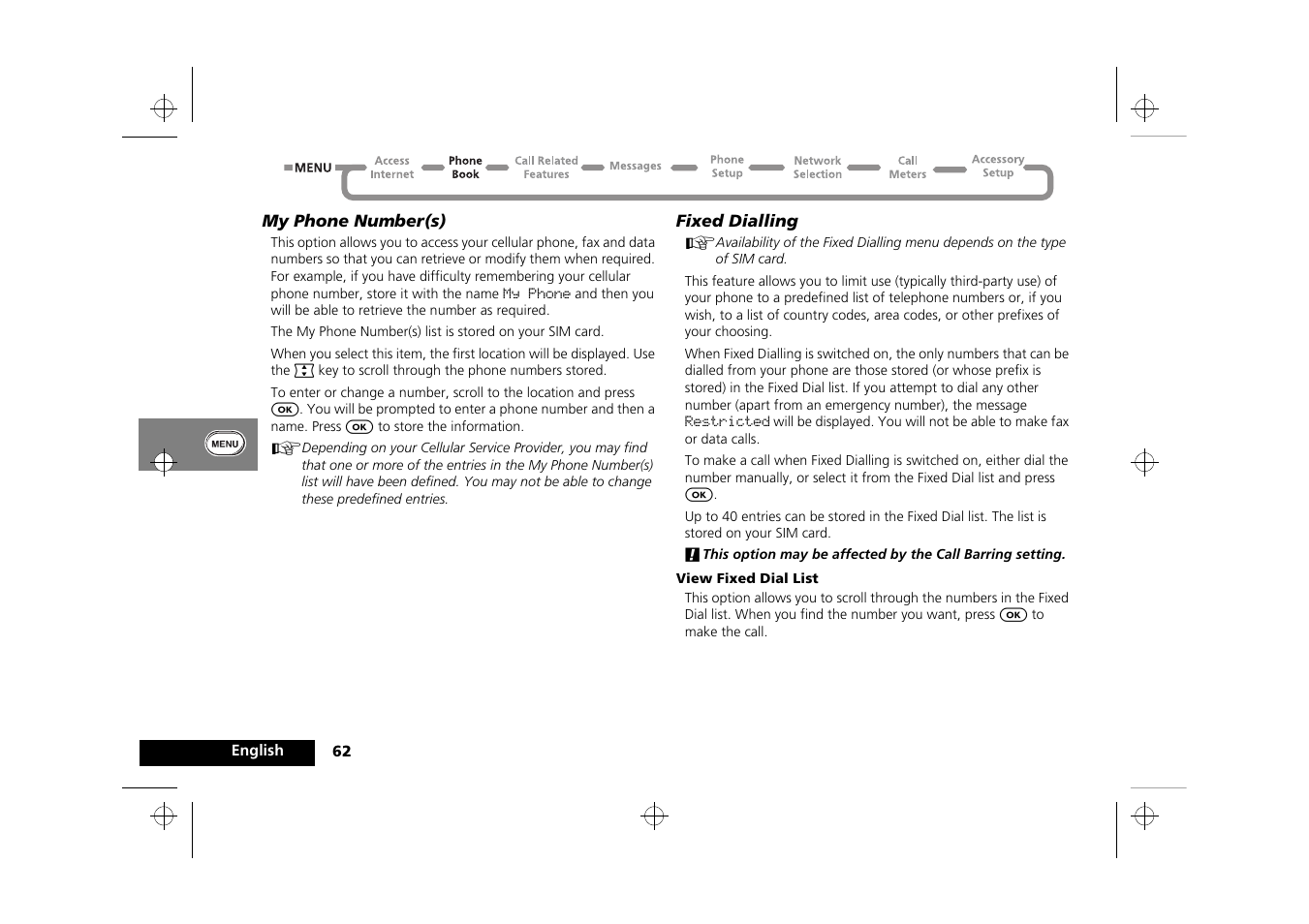 Motorola Timeport 260 User Manual | Page 64 / 108