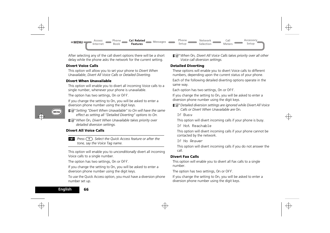 Motorola Timeport 260 User Manual | Page 68 / 108