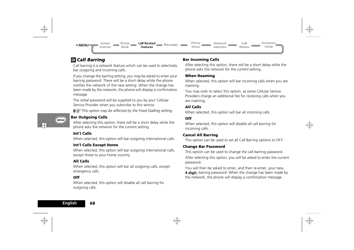 Motorola Timeport 260 User Manual | Page 70 / 108