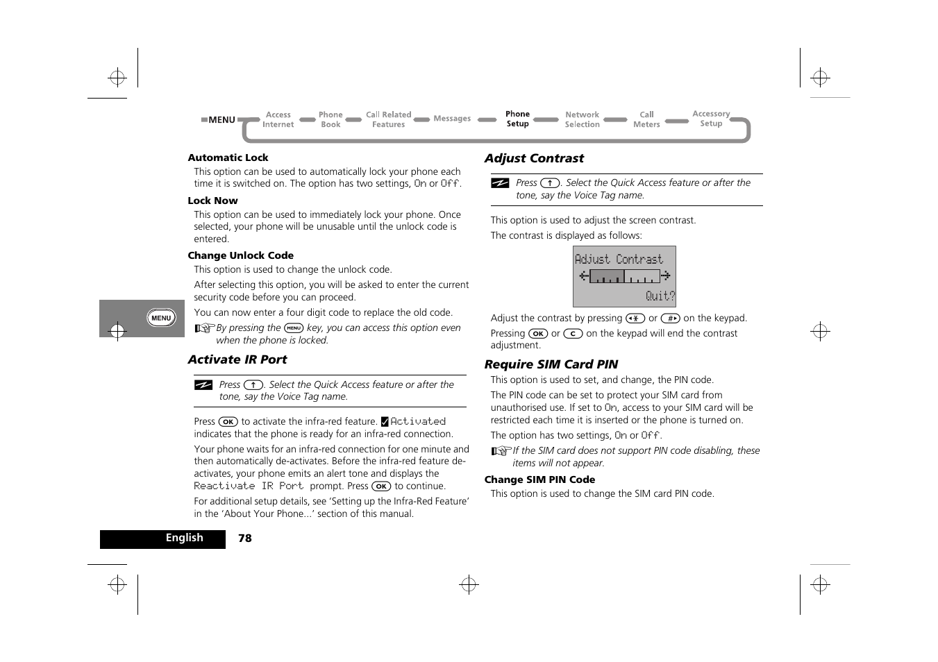 Motorola Timeport 260 User Manual | Page 80 / 108