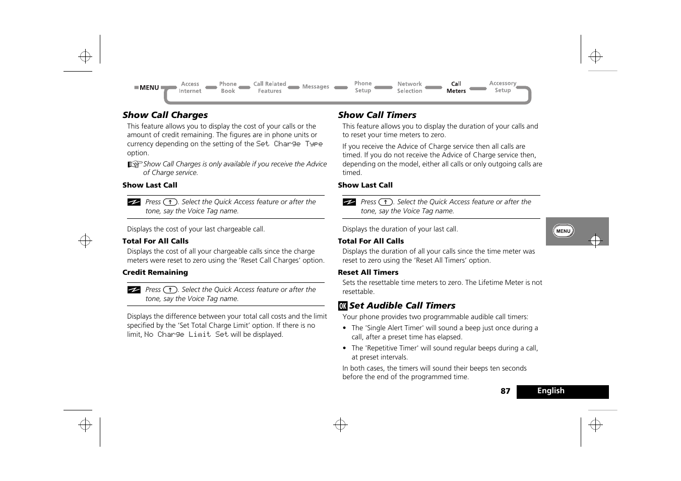 Motorola Timeport 260 User Manual | Page 89 / 108