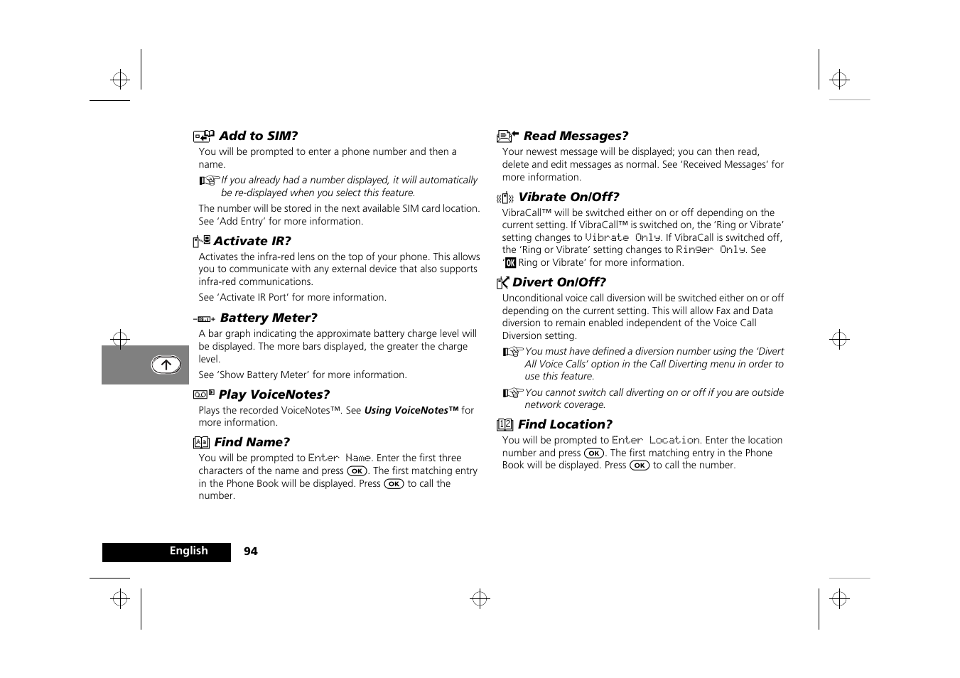 Motorola Timeport 260 User Manual | Page 96 / 108