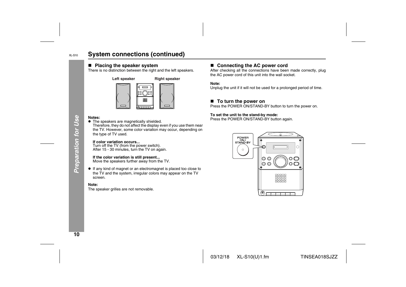 Sharp XL-S10 User Manual | Page 10 / 31