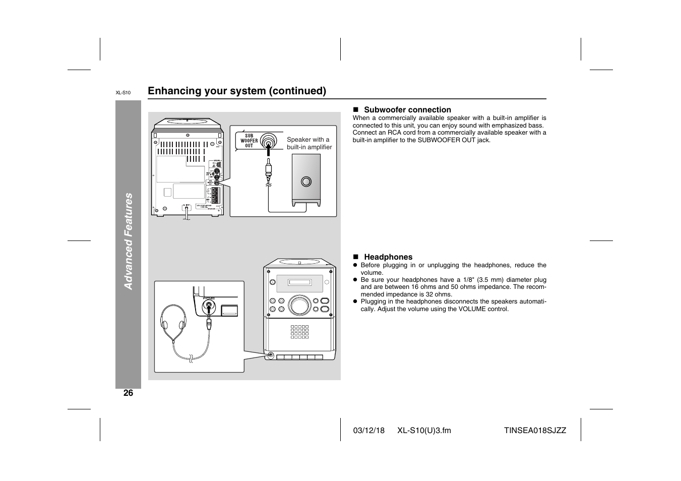 Sharp XL-S10 User Manual | Page 26 / 31